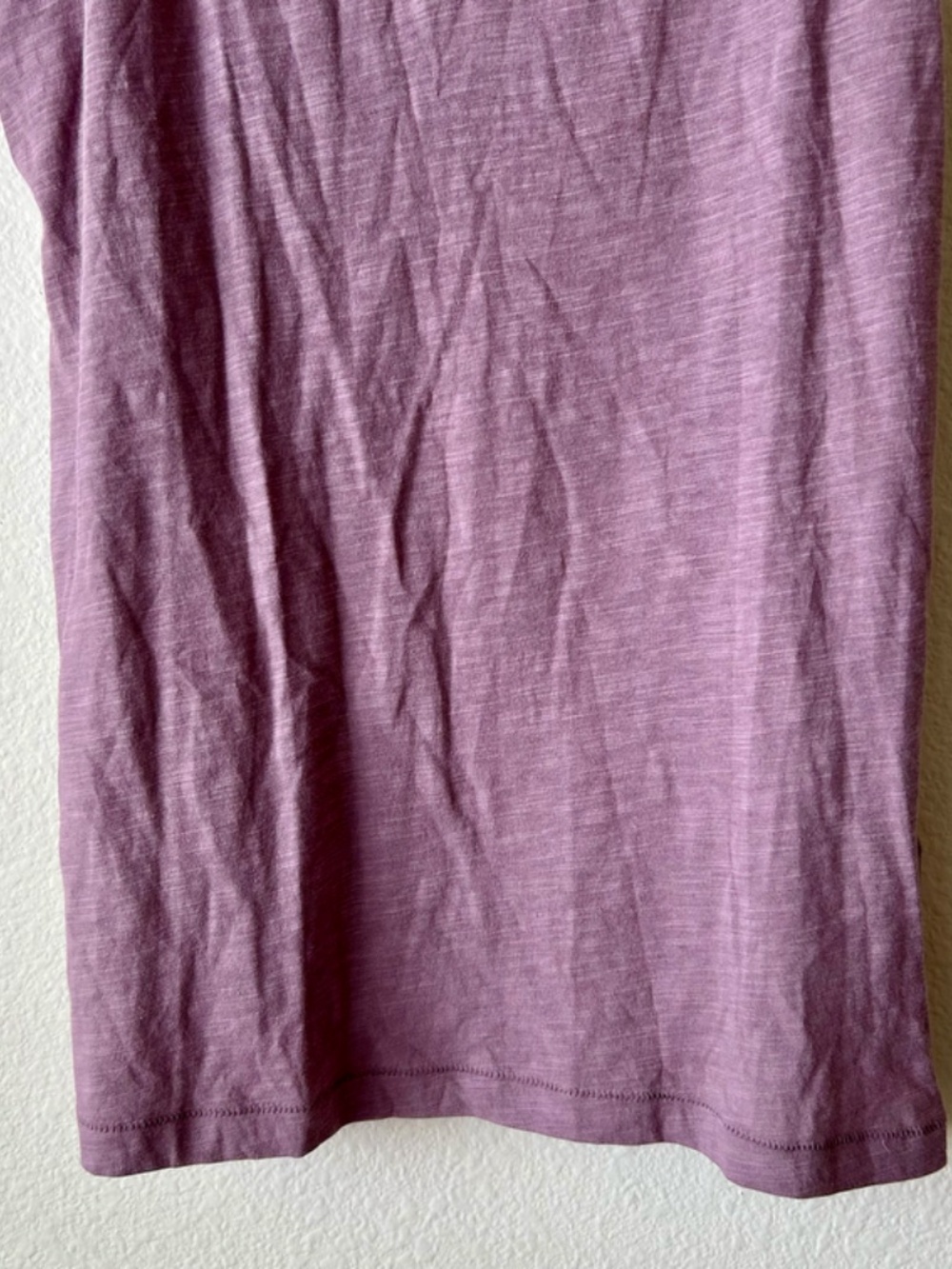 Madewell Whisper Cotton Vneck Tank Top Weathered Fig XSmall NWT NEW - Picture 4 of 10